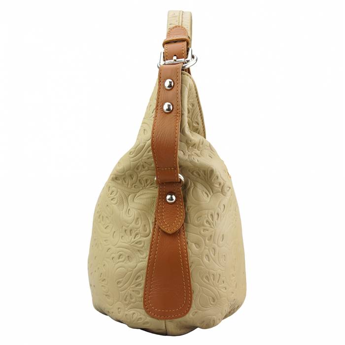 Italian Artisan Concetta Womens Luxury Handmade Leather Hobo-Shoulder Bag Made in Italy