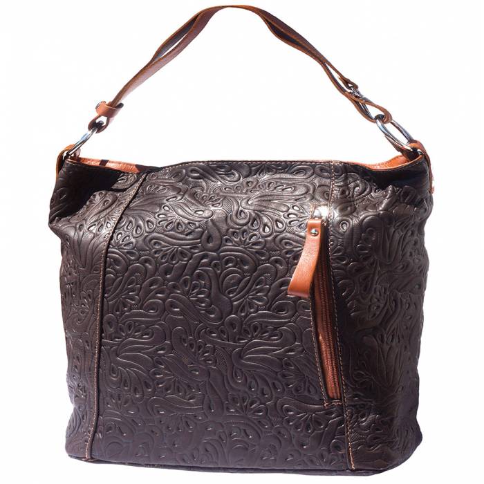 Italian Artisan Lisa Womens Luxury Leather Shoulder-Crossbody Handbag Made In Italy