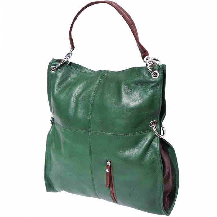 Italian Artisan Womens Luxury Handmade with Soft Genuine Calf Leather HOBO Bag Made In Italy