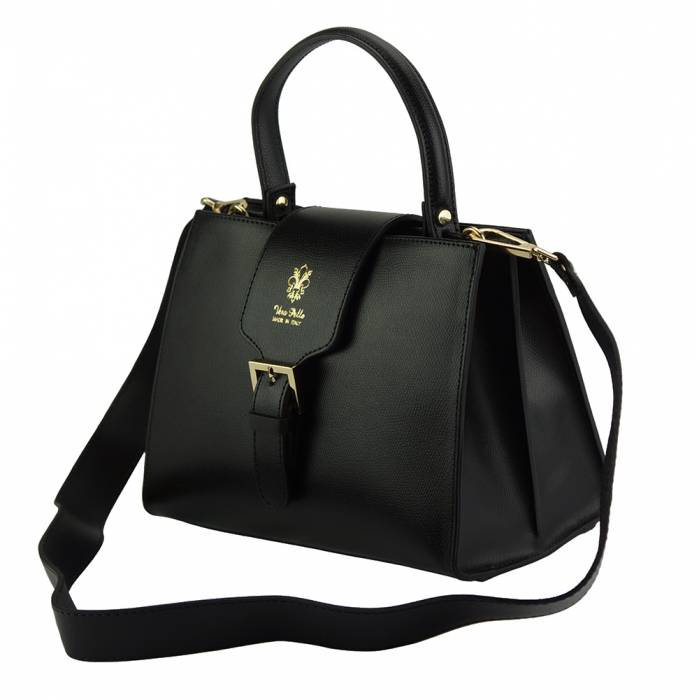 Italian Artisan Vittoria Womens Business Handbag in Saffiano Leather Made In Italy