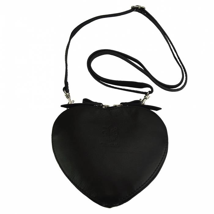 Italian Artisan Cuore  Womens Leather Crossbody Handbag Made In Italy - Oasisincentives