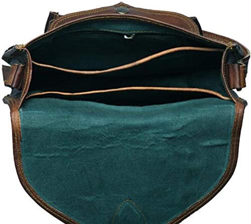 Vintage Handmade Genuine Leather Crossbody Bag for Women Brown-Oasisincentives