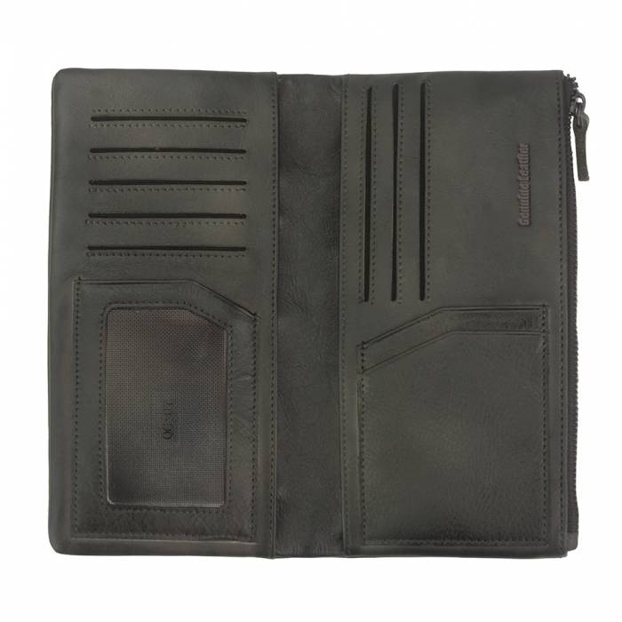 Italian Artisan Agostino Womens Vintage Leather Wallet Made In Italy