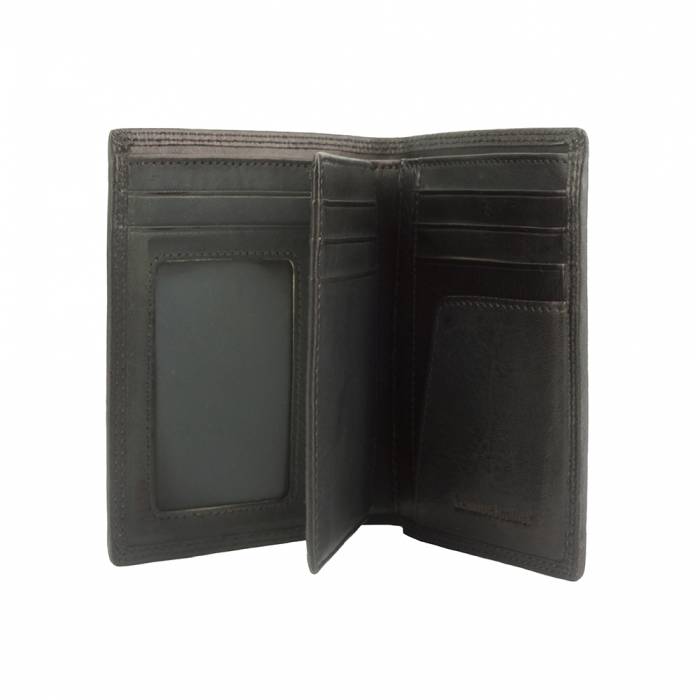 Italian Artisan Alfio Unisex Wallet In Vintage Leather Made In Italy