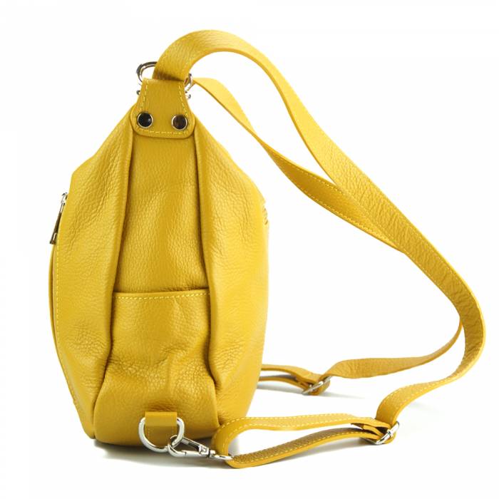 Italian Artisan Prisca Womens Luxury Handmade Multi Functional Leather Shoulder/Crossbody/Backpack Handbag
