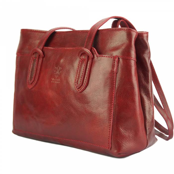 Italian Artisan Eleonora Womens Luxury Handcrafted Leather Shoulder Bag Made In Italy