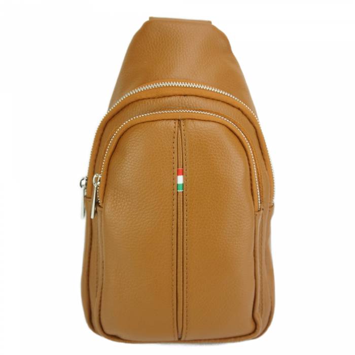 Italian Artisan Nissim Unisex Urban Lifestyle Backpack in Calf Leather Made In Italy