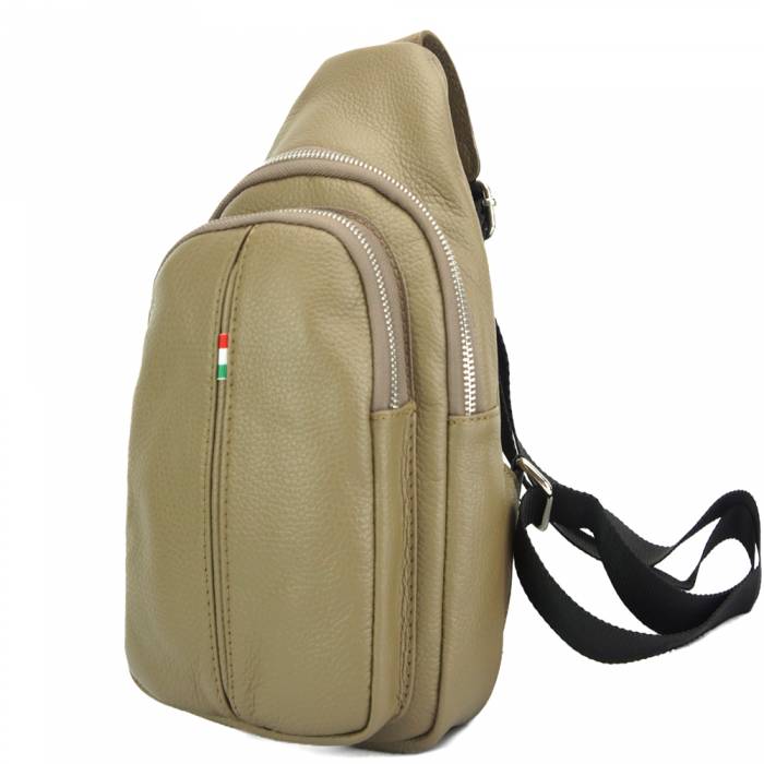 Italian Artisan Nissim Unisex Urban Lifestyle Backpack in Calf Leather Made In Italy
