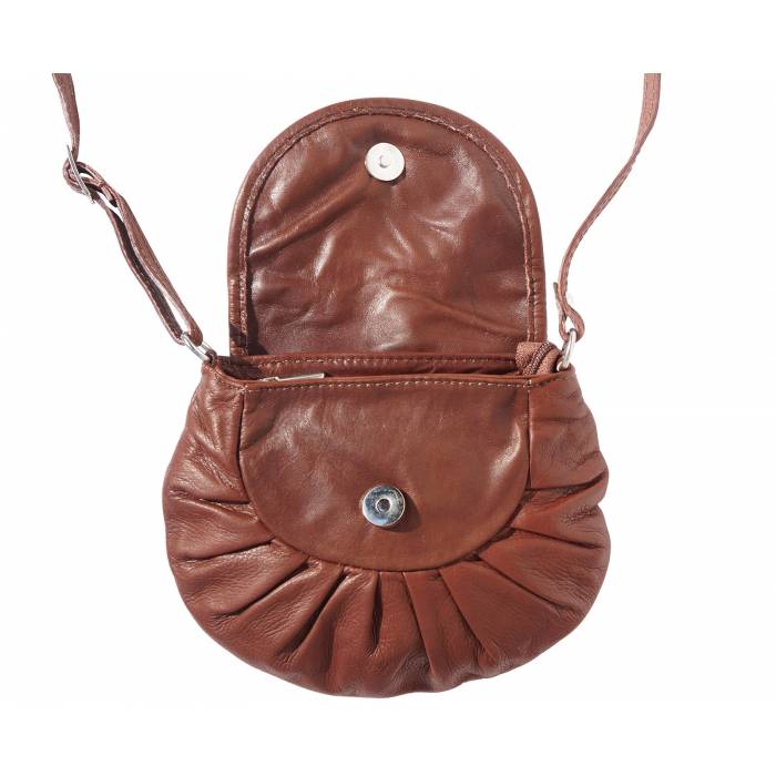 Italian Artisan Cecilia Womens HANDMADE Leather Crossbody Handbag Made In Italy - Oasisincentives