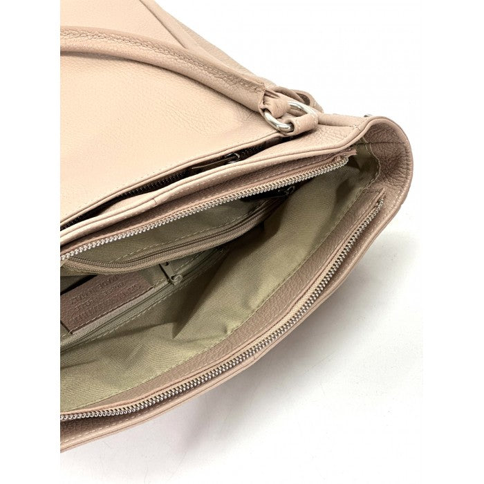 Italian Artisan Matteo Womens Handcrafted Genuine Calfskin Leather Shoulder Handbag Made In Italy