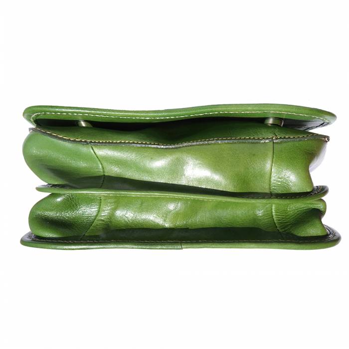 Italian Artisan Mirko MM Unisex Luxury Handmade Genuine Calf Leather Messenger Bag Made In Italy