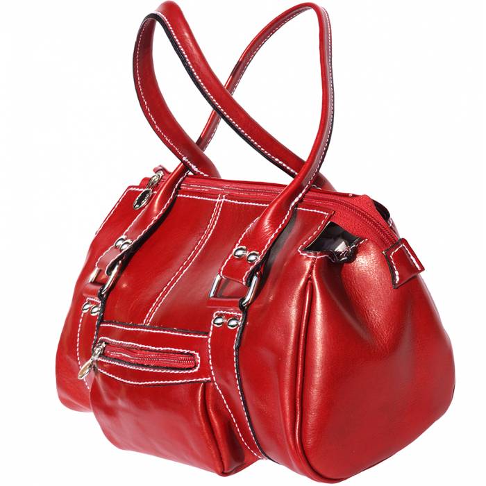 Italian Artisan Mara Womens Luxury Handmade Genuine Leather Handbag Made In Italy