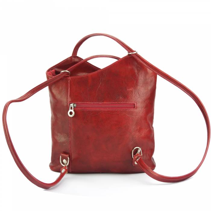 Italian Artisan Cloe V Womens HANDMADE Converts to Leather Shoulder Bag or Backpack Made In Italy - Oasisincentives