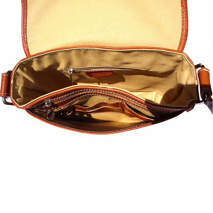 Italian Artisan Christopher Unisex Messenger Bag In Genuine Cow Leather Made In Italy - Oasisincentives