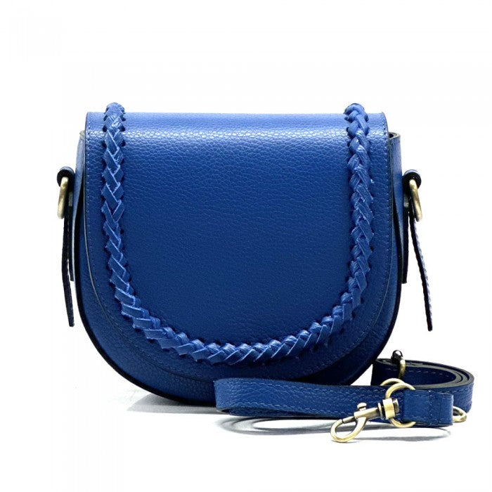 Italian Artisan Isabella Handcrafted Crossbody Bag In Genuine Calfskin Leather Made in Italy