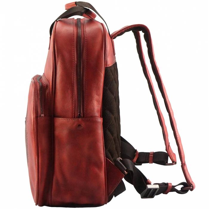 Italian Artisan Alessandro Unisex Vintage Leather Backpack Made In Italy - Oasisincentives