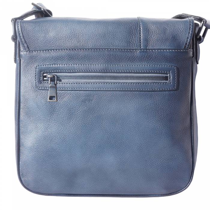Italian Artisan Unisex Messenger Flap Leather Bag Made In Italy - Oasisincentives