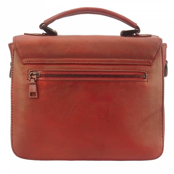 Italian Artisan Montaigne Business Women GM Vintage Leather Handbag Made In Italy - Oasisincentives