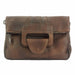 Italian Artisan Solaio Womens Multipurpose Clutch Vintage Leather Made In Italy - Oasisincentives