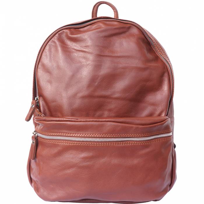 Italian Artisan Unisex Leather Backpack Made In Italy