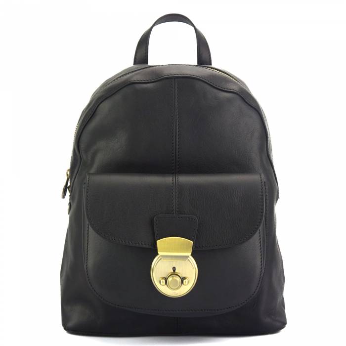 Italian Artisan Discovery Backpack in Genuine Italian Cow Leather Unisex Made In Italy
