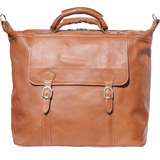 Italian Artisan Unisex Weekend Leather Travel Bag Made In Italy - Oasisincentives