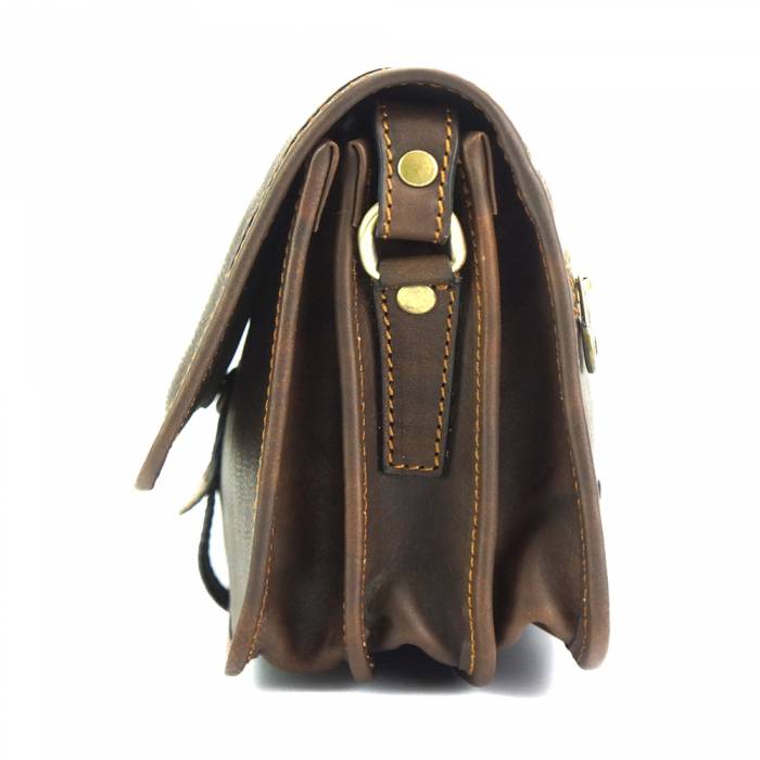 Italian Artisan Marilena Womens Leather Crossbody or Shoulder Handbag Made In Italy
