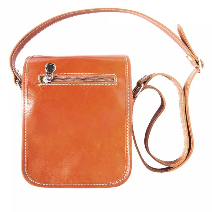 Italian Artisan HANDMADE Crossbody/Shoulder Leather Bag With Long Strap For Men Made In Italy - Oasisincentives