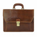 Italian Artisan Corrado Unisex Leather Briefcase Made In Italy - Oasisincentives