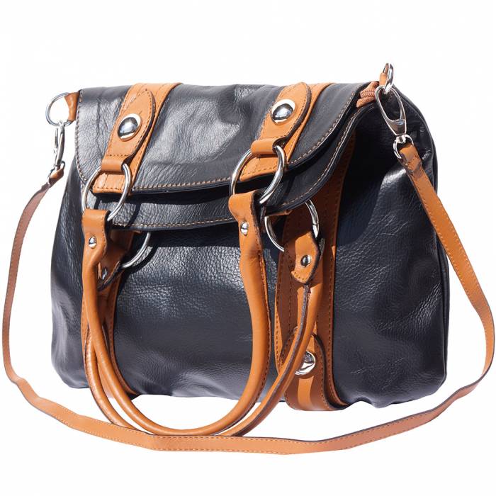 Italian Artisan Zoe Womens Handmade Luxury Leather Shoulder Bag Made In Italy - Oasisincentives