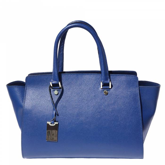 Italian Artisan Nicoletta Womens Luxury Handbag can be worn as a Shoulder Bag made of Soffiano Leather Made in Italy 