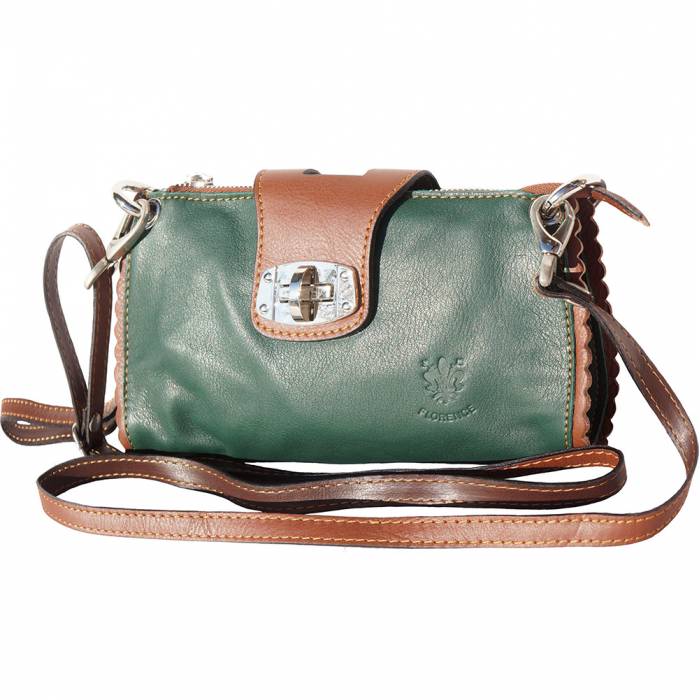 Italian Artisan Be Exclusive Womens Genuine Cow Leather Clutch, Crossbody or Wristlet Made In Italy - Oasisincentives