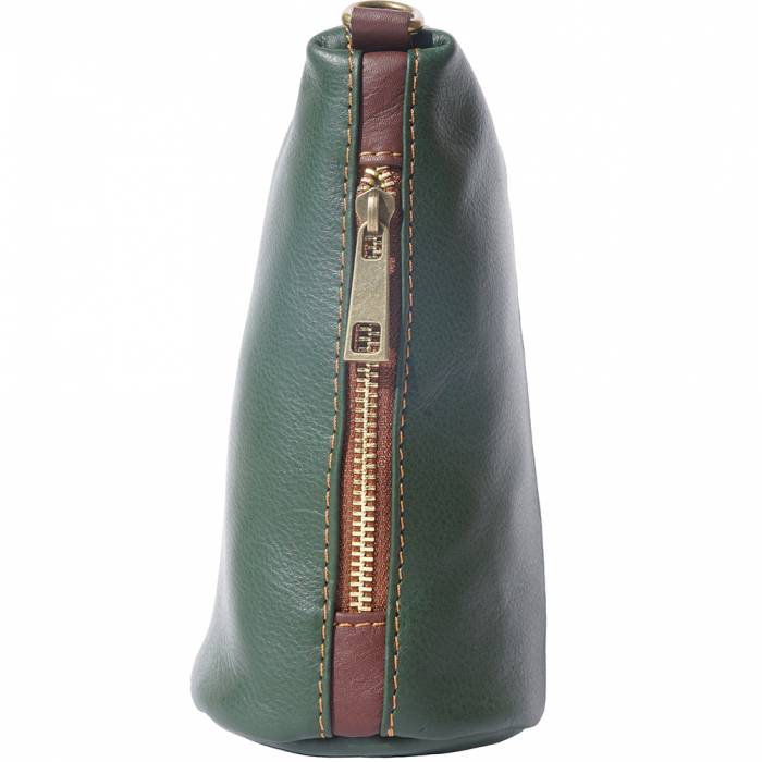 Italian Artisan Felicità Womens Luxury Handcrafted Leather Crossbody Handbag Made In Italy