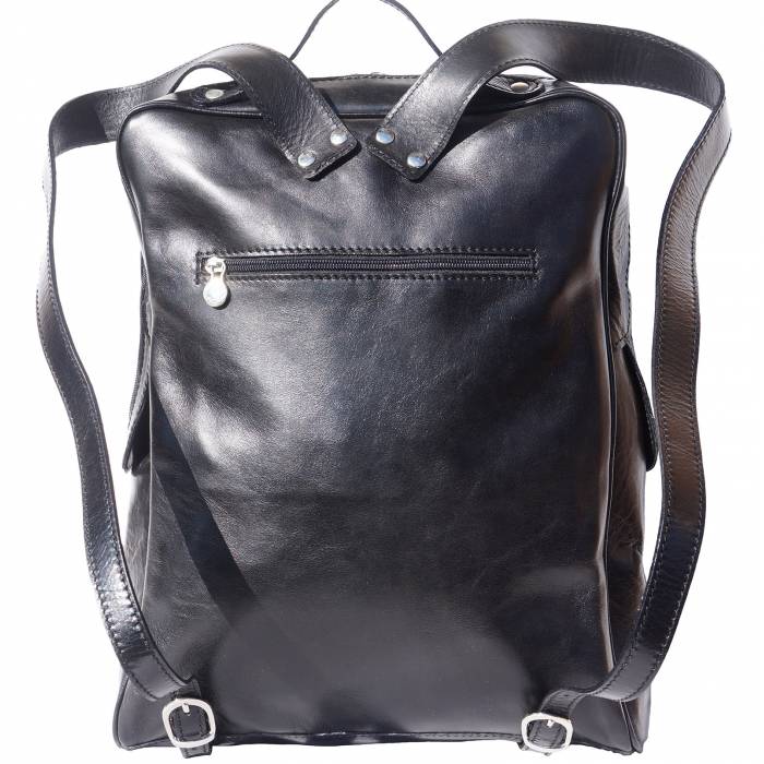 Italian Artisan Gabriele GM Womens Handmade Leather Backpack Purse Made In Italy