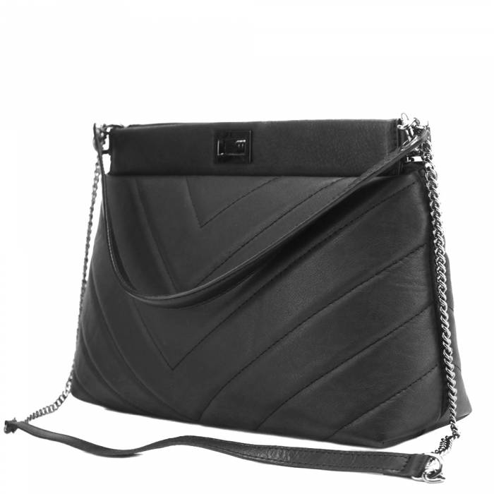 Italian Artisan Rossella Womens Luxury Leather Shoulder Handbag Made In Italy