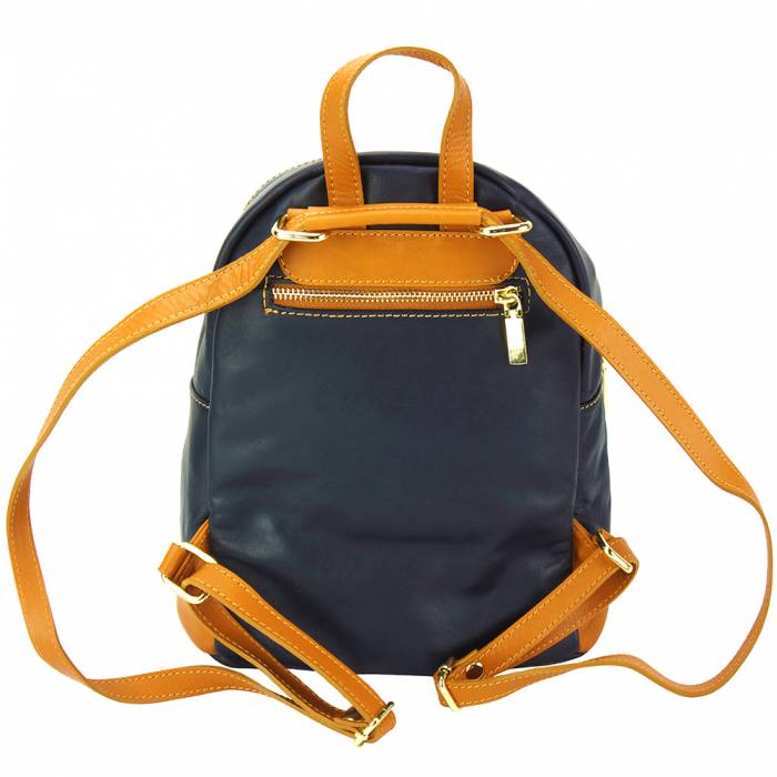 Italian Artisan Carola Unisex Leather Backpack Made In Italy - Oasisincentives