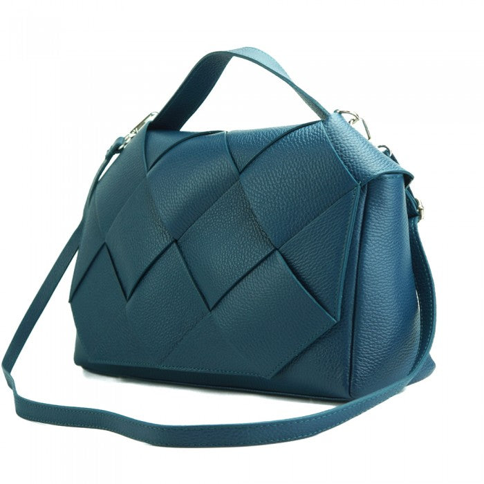 Italian Artisan Silvana Womens Shoulder Leather Handbag Made In Italy