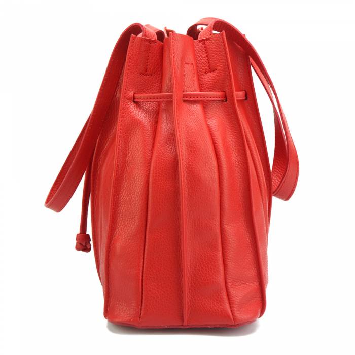 Italian Artisan Amalia Womens Leather Bucket Handbag Made In Italy-Oasisncentives