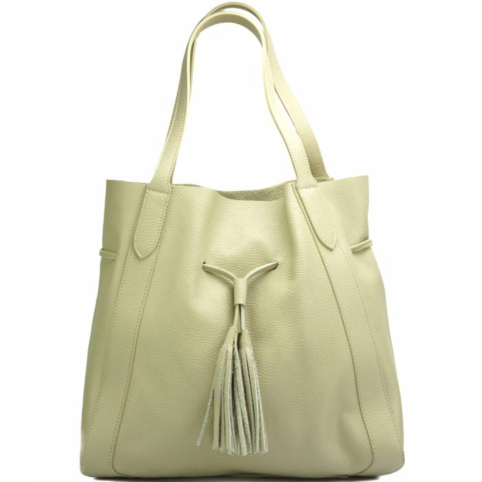 Italian Artisan Prudenzia Womens Leather Tote/Shopping Handbag Made In Italy