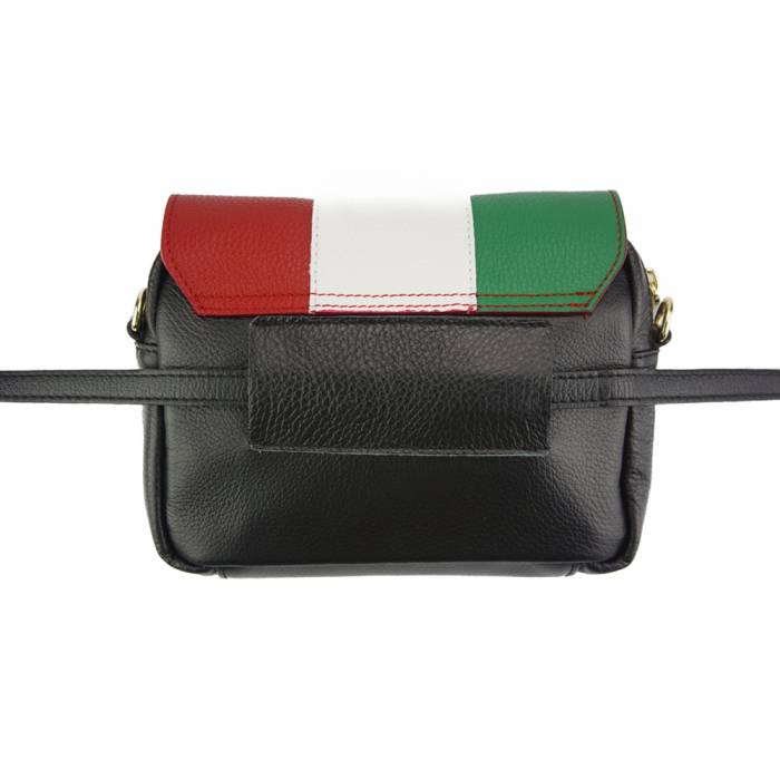 Italian Artisan Maria Womens Handmade Waist/Shoulder bag in Calfskin Leather Made In Italy
