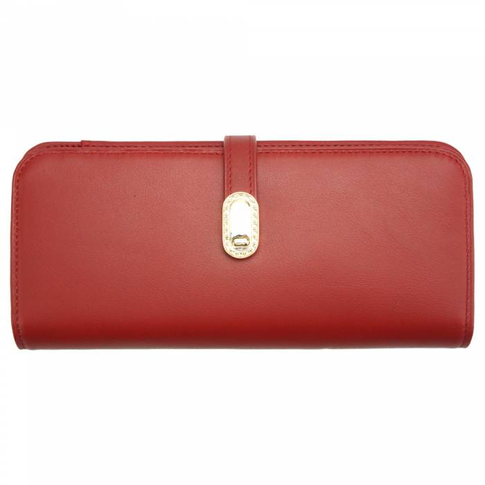 Italian Artisan Camilla Womens Luxury Wallet in Smooth Patent Calf Leather Made In Italy