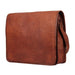 16 Inch Genuine Leather Handmade Vintage Rustic Crossbody Messenger Courier Satchel Bag Gift Men Women - Oasisincentives