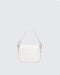 Italian Artisan Women's Handcrafted Single-Compartment Dollaro Leather Shoulder Bag in White -Oasisincentives.us