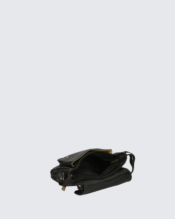 Italian Artisan TUTTI PORTANO Unisex Shoulder/Crossbody Leather Handbag Made In Italy
