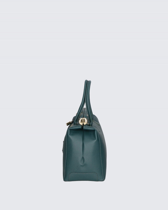 Italian Artisan TUTTI PORTANO Womens Handcrafted Top Handle Leather Handbag Made In Italy