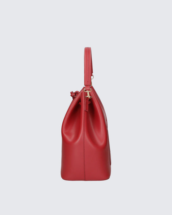 Italian Artisan Zara Womens Bucket Handbag in Genuine Ruga Leather Made In Italy
