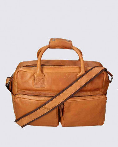 Italian Artisan TUTTI PORTANO Unisex Leather Handcrafted Duffle Bag Made In Italy