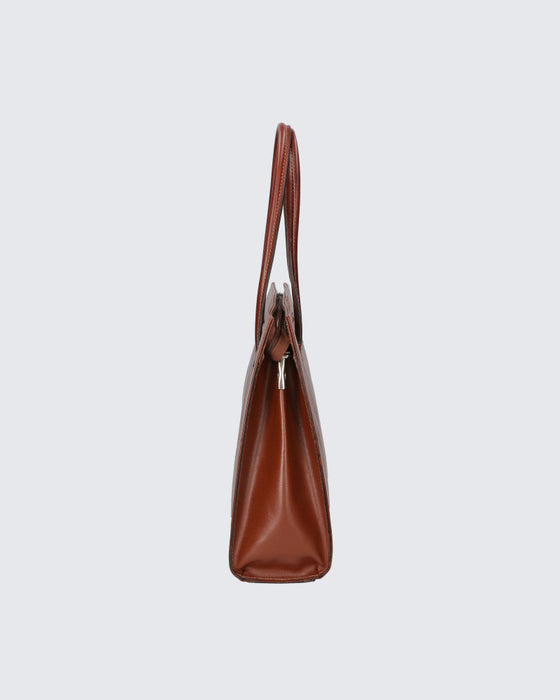 Italian Artisan Womens Luxury Tote Handbag In Genuine Cowhide Leather Made In Italy