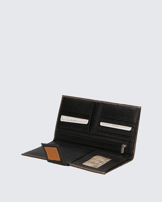 Italian Artisan Unisex Handcrafted Wallet Document Holder In Genuine Leather Made In Italy